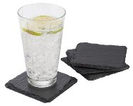 Naturschieferplatten, 4er Set