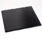 Naturschieferplatten, 4er Set