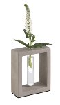 Vase mit Glaseinsatz -ELEMENT-