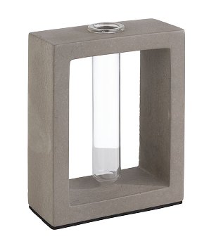 Vase mit Glaseinsatz -ELEMENT-