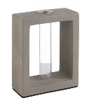 Vase mit Glaseinsatz -ELEMENT-