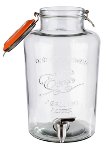 Glas zu Getränkespender