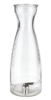 Glas inklusive Zapfhahn