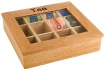Teebox mit 12 Kammern
