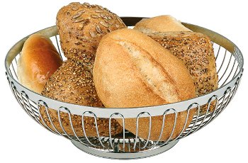 Brot- und Obstkorb, rund