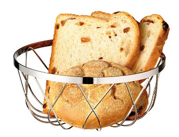 Brot- und Obstkorb