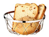 Brot- und Obstkorb