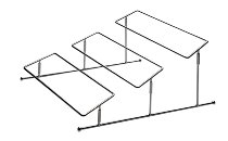 Serviergestell - FLEXIBEL-