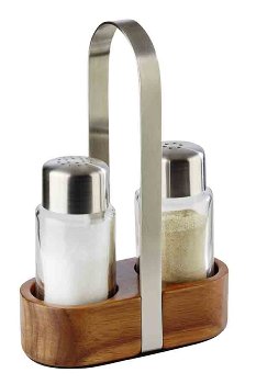 Pfeffer- und Salz-Menage -WOOD