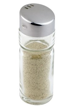 Pfeffer- oder Salz-Glasstreuer