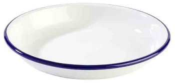 Teller, tief -ENAMELWARE-