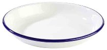 Teller, tief -ENAMELWARE-