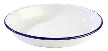 Teller, tief -ENAMELWARE-