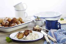 Teller, flach -ENAMELWARE-