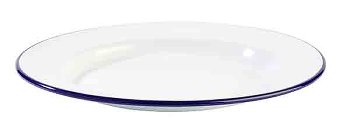 Teller, flach -ENAMELWARE-