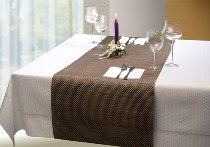 Tischläufer - beige, braun