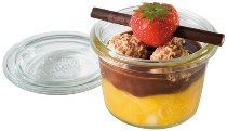 Weck-Glas mit Deckel, 12er Set