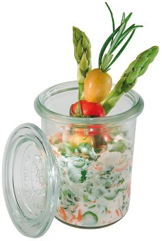 Weck-Glas mit Deckel, 12er Set