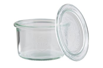Weck-Glas mit Deckel, 12er Set