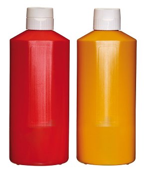 Quetschflasche, rot