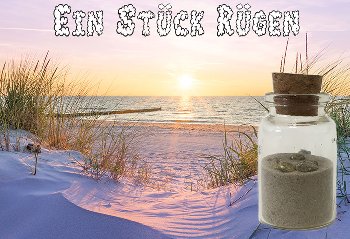Fotomagnet Rügen-Bottle
