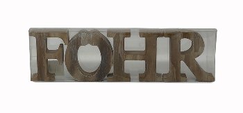 Holz-Buchstaben