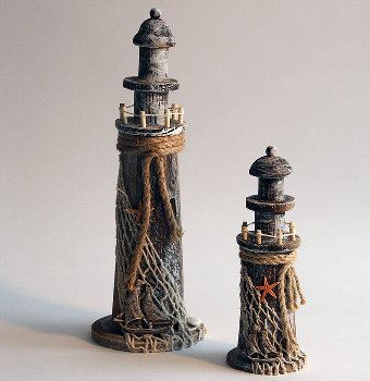 Holz-Leuchtturm