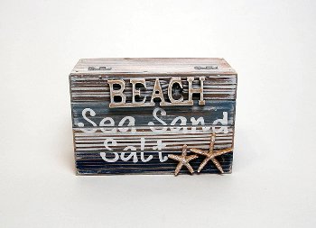 Holz-Tuhe Sonne, Sand, Meer