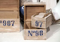 Holz-Truhe Seaside