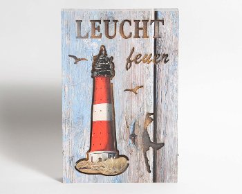 Holz-Lichtbild Shabby