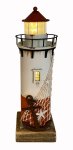 Holz/PVC-LED Leuchturm Shabby