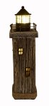 Holz-LED Leuchtturm Shabby