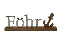 Metallbuchstaben "Föhr"