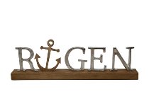 Metallbuchstaben "Rügen"