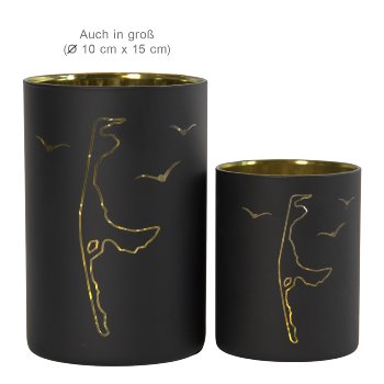 Glas-Windlicht Sylt
