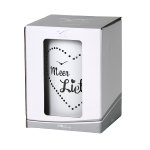 Glas-Windlicht Meer Liebe