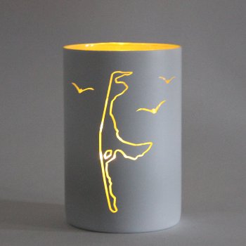 Glas-Windlicht Sylt