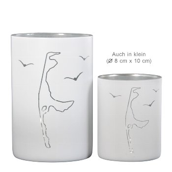 Glas-Windlicht Sylt