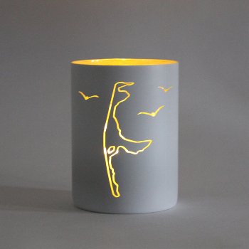 Glas-Windlicht Sylt