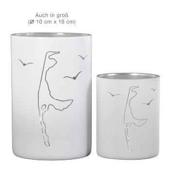 Glas-Windlicht Sylt