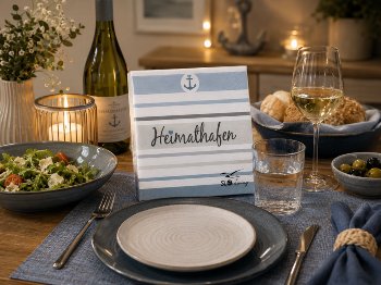 Serviette Heimathafen
