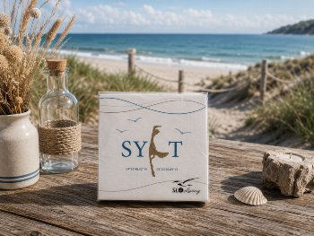 Serviette Koordinaten Sylt