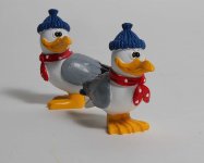 Poly-Möwe mit Mütze