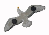 Poly-Möwe fliegend
