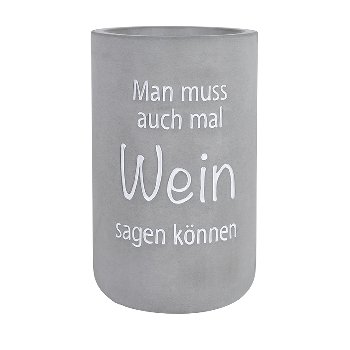 Beton Flaschenkühler Man muss