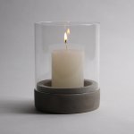 Beton Windlicht mit