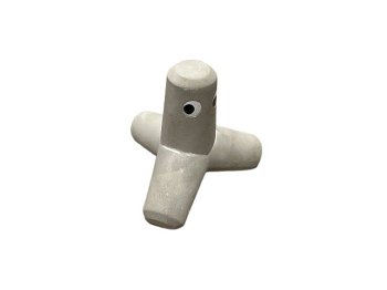 Beton Tetrapode mit Augen