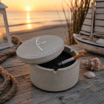 Beton Aschenbecher Sylt
