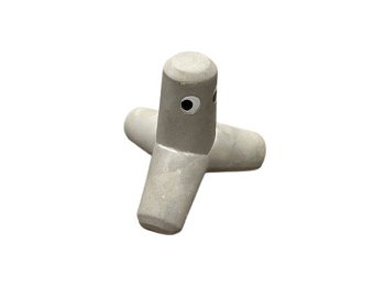 Beton Tetrapode mit Augen