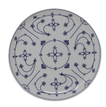 Frühstücksteller Ind.-Blau